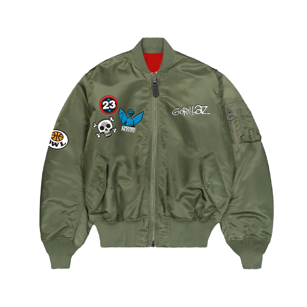 The BONEZ MA-1 JACKET、カーキ、S 中古・古着通販】The BONEZ (ザボーンズ) MA-1ジャケット カーキ